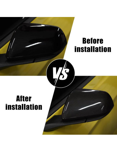 Cubiertas de Espejo Sportuli Fibra de Carbono Ford Mustang 2015-2024