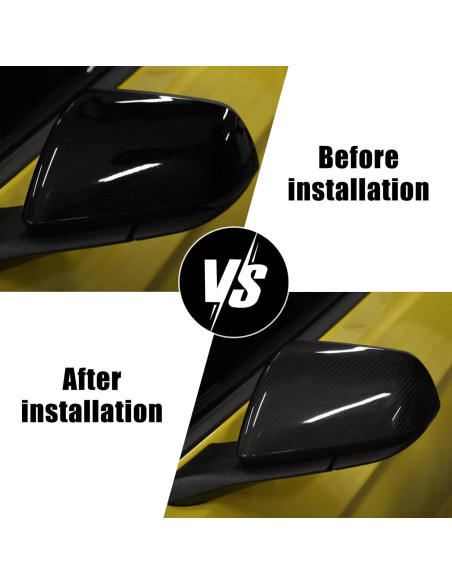 Cubiertas de Espejo Sportuli Fibra de Carbono Ford Mustang 2015-2024