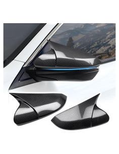 Cubierta Espejo Retrovisor Lateral Honda Civic 10 2016-2021 Fibra Carbono