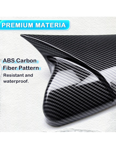 Cubierta Espejo Retrovisor Lateral Honda Civic 10 2016-2021 Fibra Carbono