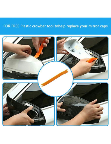 Cubiertas de Espejo Lateral BMW E90 E91 E92 E93 Fibra de Carbono