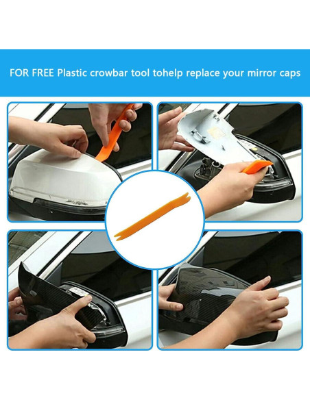 Cubiertas de Espejo Lateral BMW E90 E91 E92 E93 Fibra de Carbono