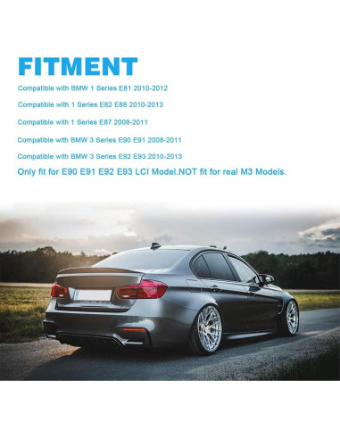 Cubiertas de Espejo Lateral BMW E90 E91 E92 E93 Fibra de Carbono