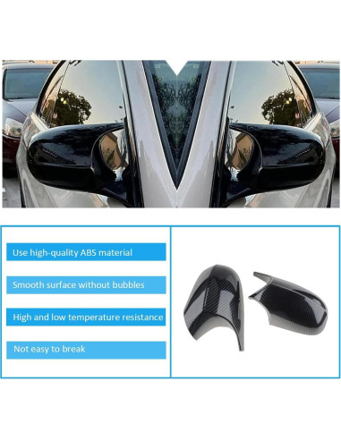 Cubiertas de Espejo Lateral BMW E90 E91 E92 E93 Fibra de Carbono