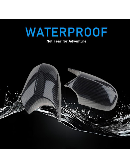 Cubiertas de Espejo Lateral BMW E90 E91 E92 E93 Fibra de Carbono