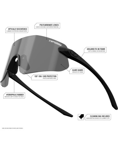 Gafas de sol Tifosi Vogel SL unisex - Lentes ahumadas UV400