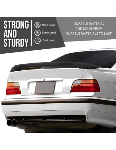 Alerón Trasero G-PLUS para BMW Serie 3 E36 1992-1998 Negro