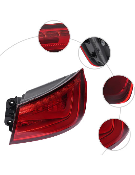 Luz Trasera LED Derecha Audi A3 2015-2016 Reemplazo Directo