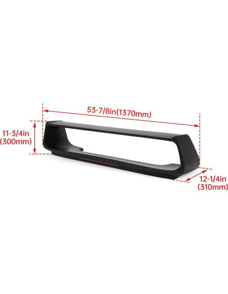 Alerón trasero Subaru Impreza WRX STI 2002-2007 con luz LED