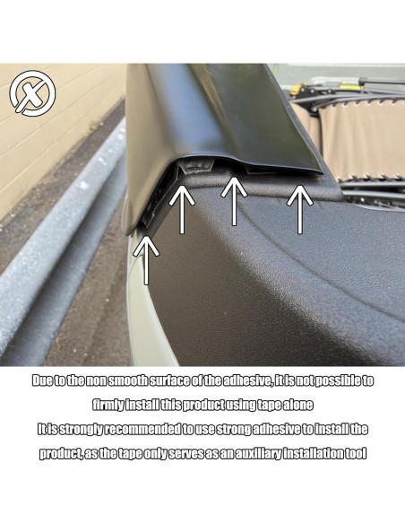 Alerón Trasero Deportivo PFRREOR para Ford Maverick 2022-2025 ABS Negro Mate