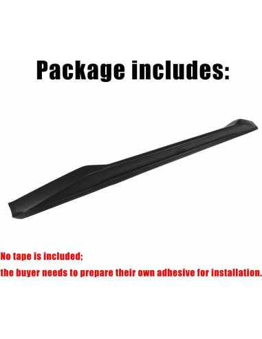 Alerón Trasero Deportivo PFRREOR para Ford Maverick 2022-2025 ABS Negro Mate