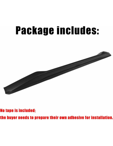 Alerón Trasero Deportivo PFRREOR para Ford Maverick 2022-2025 ABS Negro Mate