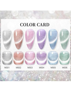 Esmalte de Uñas en Gel Efecto Ojo de Gato Beetles 8.5ml 2