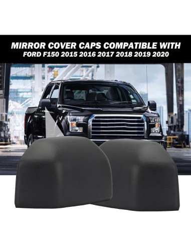 Tapa de Espejo Derecho MOFOAP para Ford F150 2015-2020 Negro
