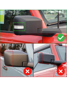 Cubierta de Espejo Lateral Jogon para Ford Bronco 2021-2024 2