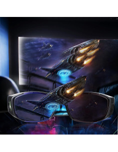 Gafas 3D BBTO Rojas Azules - 2 Piezas, Ligeras y Resistentes 2