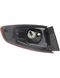 Luces Traseras KarParts360 Ford Fiesta 2011-2013 Par Rojo Claro 2