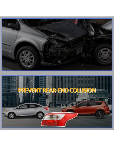 Luz Trasera Izquierda LEAVAN para Ford Focus 2012-2014