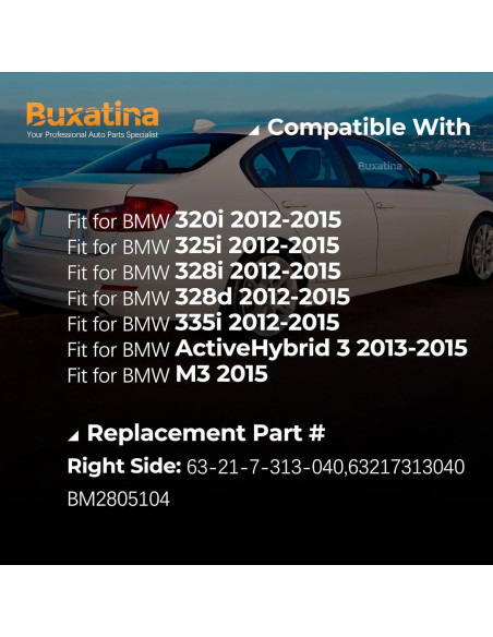 Luz Trasera Lado Derecho Buxatina para BMW Serie 3 2012-2015