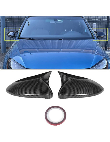 Cubiertas de Espejo Retrovisor Fouedy para VW Golf MK7 MK7.5