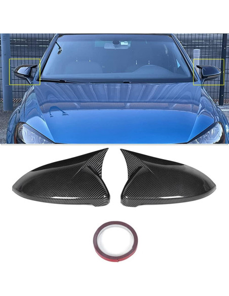 Cubiertas de Espejo Retrovisor Fouedy para VW Golf MK7 MK7.5