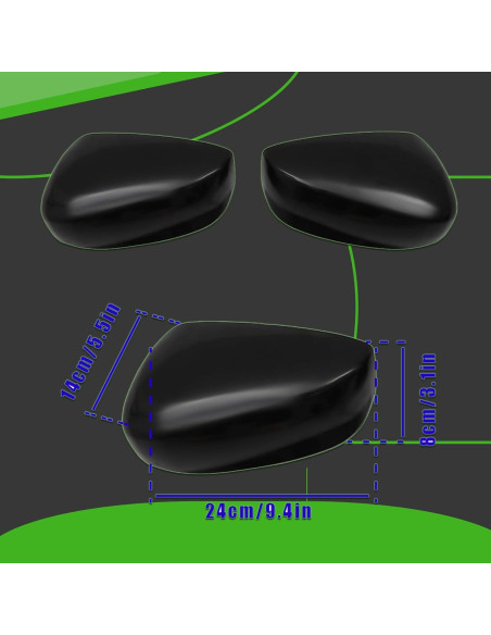 Cubierta de Espejo Retrovisor Munirater para Accord 2008-2012
