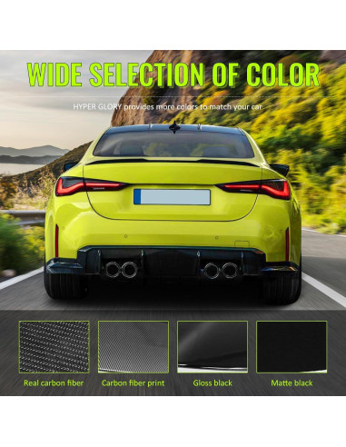 Alerón trasero HYPER GLORY para BMW G02 X4 X4M 2019-2025 ABS