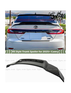 Alerón Trasero Estilo RS Toyota Camry 2025+ Negro Brillante 2