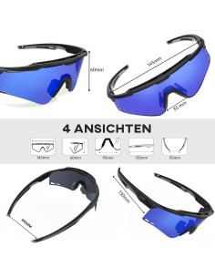 Gafas Deportivas GlaRid UV400 para Ciclismo y Béisbol 2