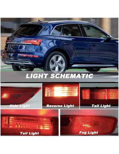 Luz de freno trasera derecha AIWGIW para Audi Q5 2018-2021