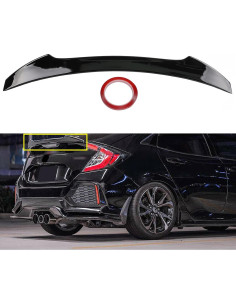 Ala de Maletero Trasero ZXMOTO HIGHKICK para Honda Civic 5DR 2017-2021 2