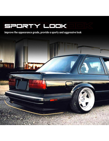 Spoiler trasero MagicDrift para BMW E30 1984-1992, PU