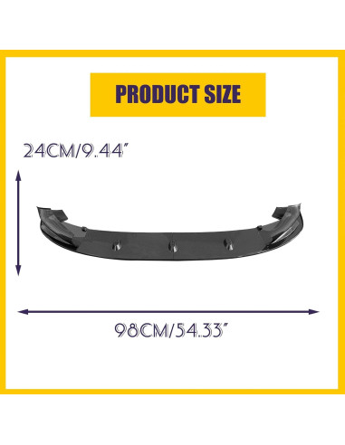 Labio Spoiler Frontal BMW Serie 5 F10 2011-2016 Fibra de Carbono