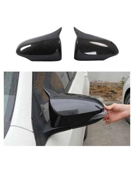 Cubiertas de Espejo Retrovisor BOYOUS ABS para Toyota Corolla 2014-2019