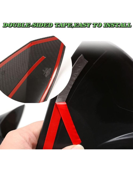 Cubiertas de Espejo Retrovisor BOYOUS ABS para Toyota Corolla 2014-2019