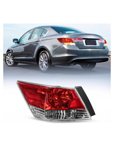 Luces Traseras Nilight para Honda Accord 2008-2012 Lado Izquierdo