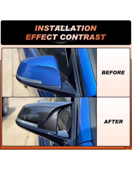 Tapa de Espejo de Fibra de Carbono ACLONG para BMW F20 F30 F34
