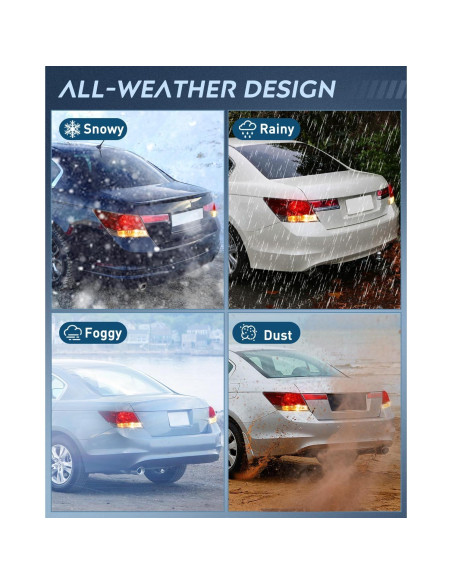 Luces Traseras Nilight para Honda Accord 2008-2012 Lado Izquierdo