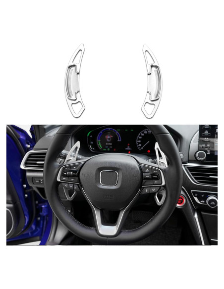 Extensión de Palanca de Cambio TLIFORT Aluminio Plata para Honda