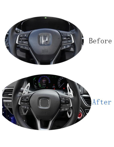 Extensión de Palanca de Cambio TLIFORT Aluminio Plata para Honda