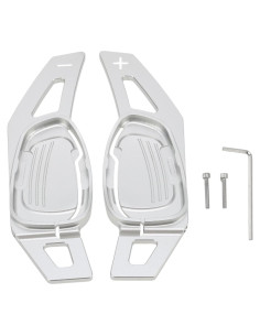 Extensiones de Palancas de Cambio Hihaha para Audi A5 2016 Plateado
