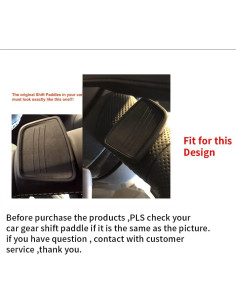 Extensiones de Palanca de Cambio HIBEYO para Audi 2 Piezas 2