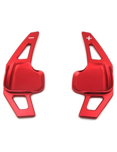Extensiones de Palanca de Cambio de Volante MICROCK para BMW - Aluminio Rojo