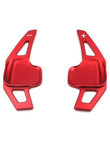 Extensiones de Palanca de Cambio de Volante MICROCK para BMW - Aluminio Rojo