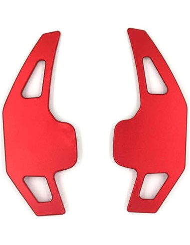 Extensiones de Palanca de Cambio de Volante MICROCK para BMW - Aluminio Rojo