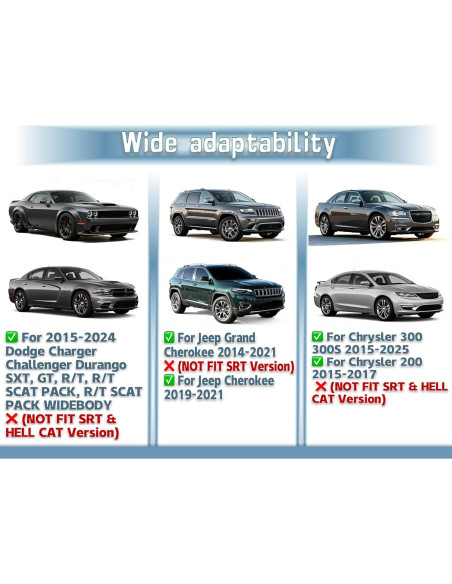 Cubierta de palanca de cambio F-LptStor para Dodge y Jeep 2014-2024