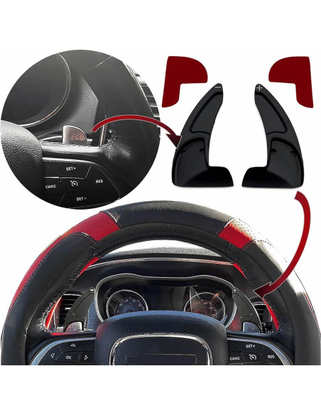 Cubierta de palanca de cambio F-LptStor para Dodge y Jeep 2014-2024