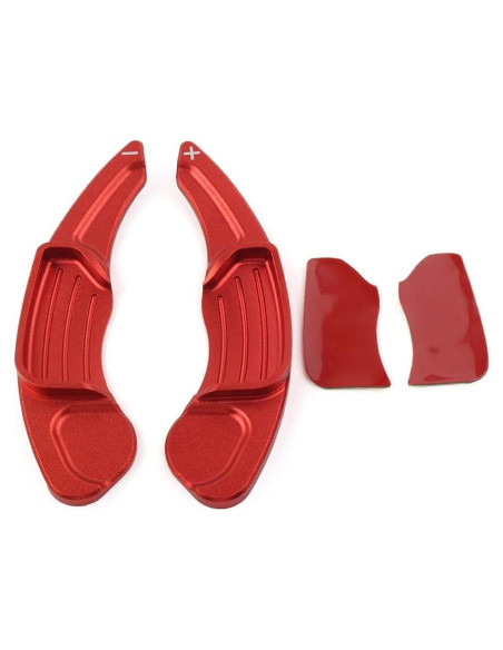 Extensión Palanca de Cambio Volante Aluminio BACAR Rojo Ford