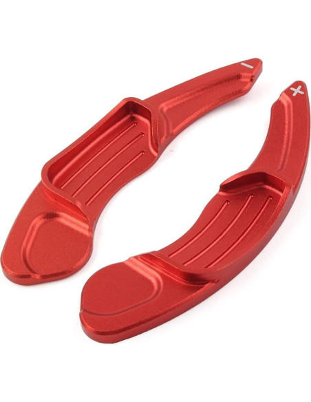 Extensión Palanca de Cambio Volante Aluminio BACAR Rojo Ford