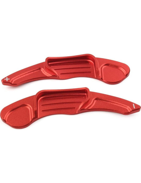 Extensión Palanca de Cambio Volante Aluminio BACAR Rojo Ford